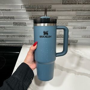 Stanley Slate Blue Travel Mug with Handle and Lid
